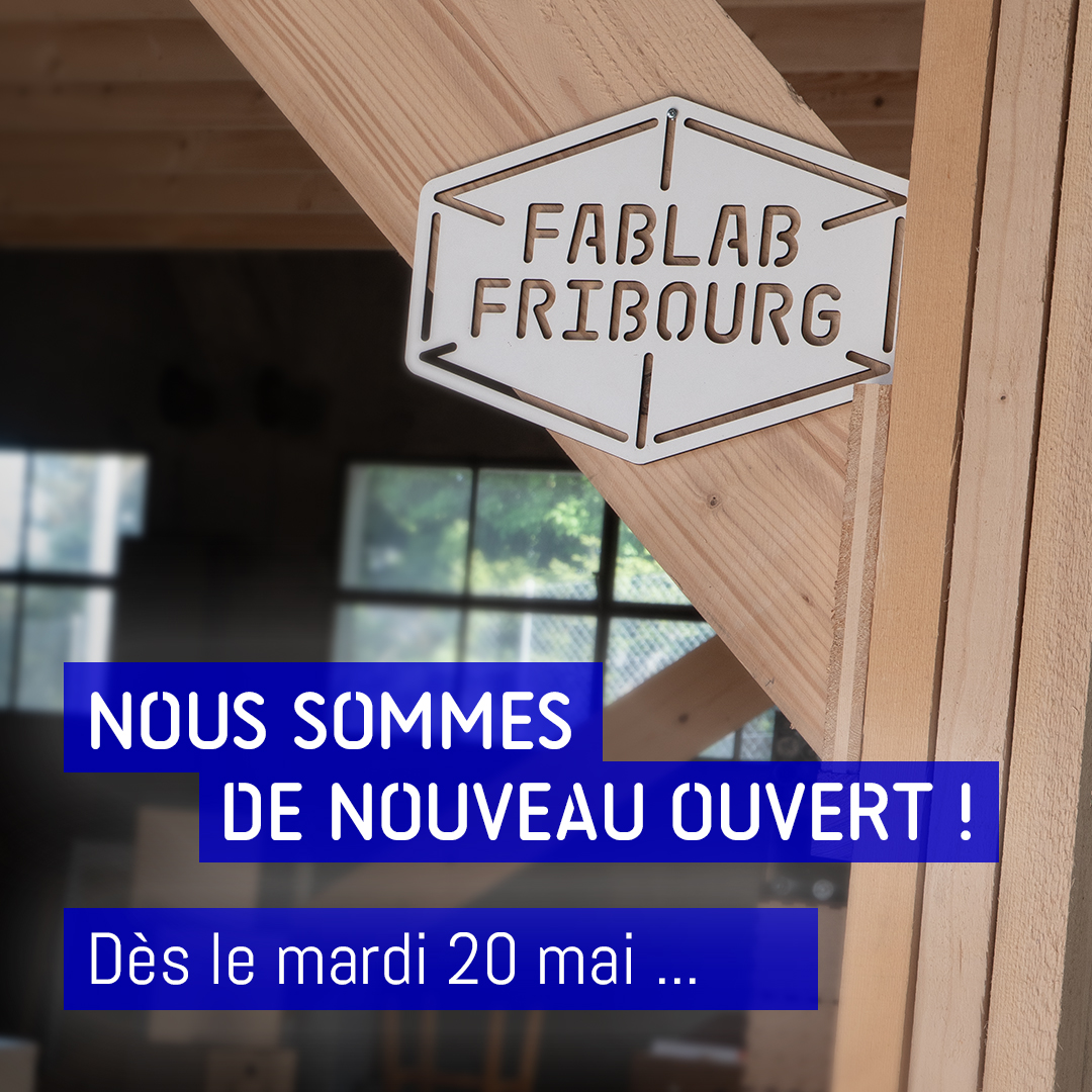 Le Fablab Fribourg à déménagé