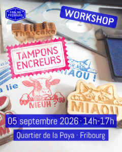 Atelier Tampons Encreurs au Fablab Fribourg